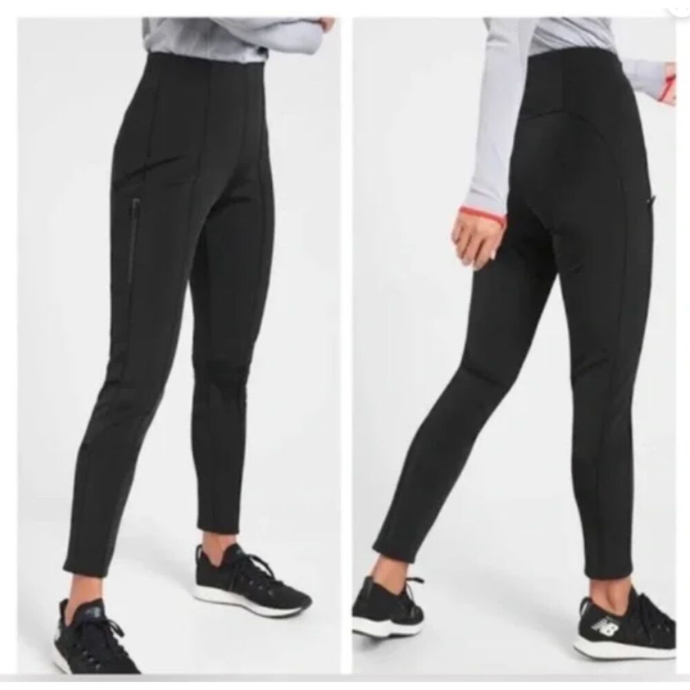 Athleta Glacier Snow Skinny Pants BLACK Size 0